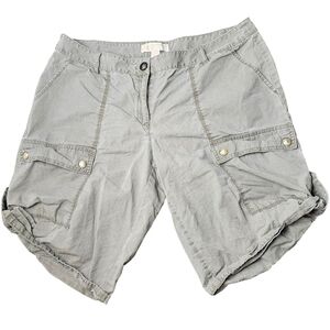 Michael Kors Cargo Shorts With Gold Details Sz 12